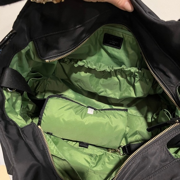 Black Kate spade diaper tote
